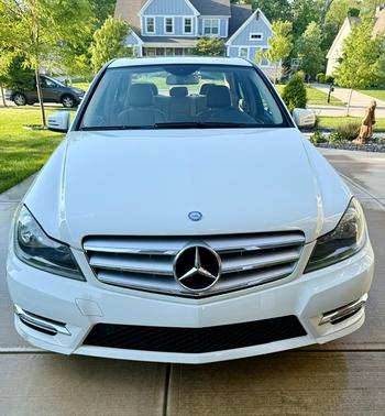 White 2012 Mercedes-Benz C-Class C 300 4MATIC Sport