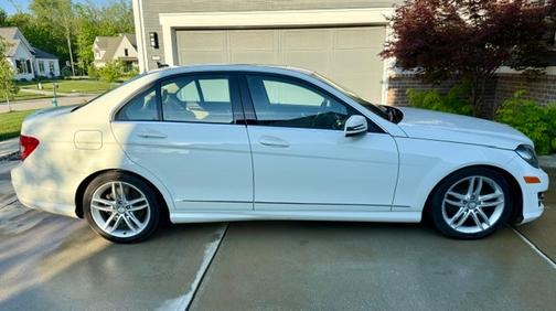 White 2012 Mercedes-Benz C-Class C 300 4MATIC Sport