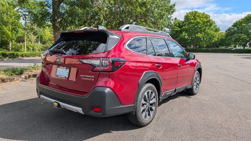 Red 2025 Subaru Outback Touring XT
