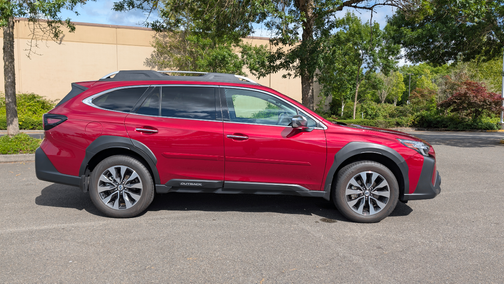 Red 2025 Subaru Outback Touring XT