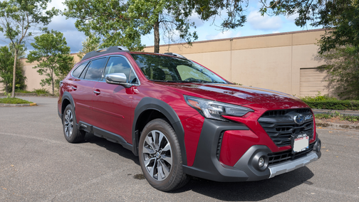 Red 2025 Subaru Outback Touring XT