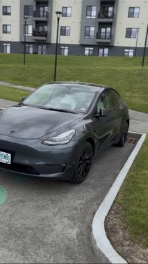 Gray 2021 Tesla Model Y Long Range