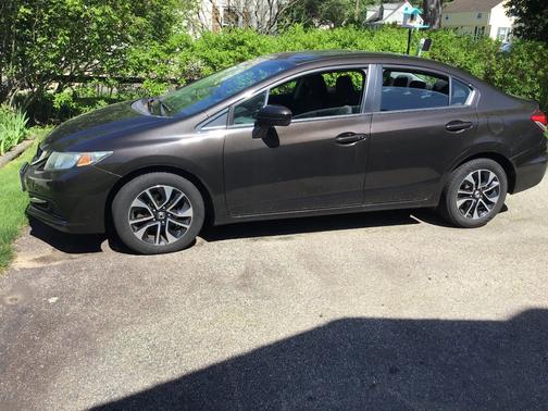 Brown 2014 Honda Civic EX
