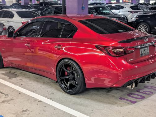 Red 2018 INFINITI Q50 3.0t Red Sport 400