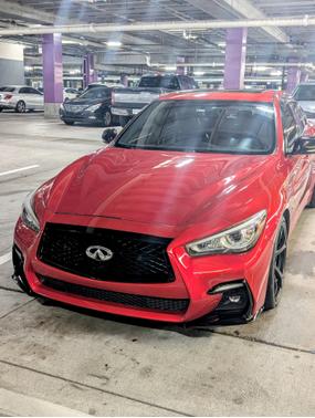 Red 2018 INFINITI Q50 3.0t Red Sport 400
