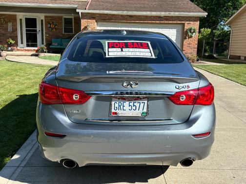 Blue 2015 INFINITI Q50 Sport