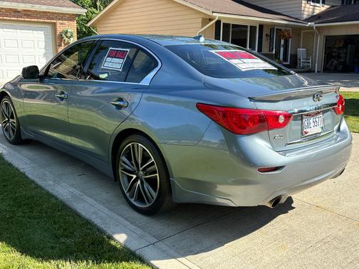 Blue 2015 INFINITI Q50 Sport