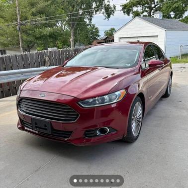 Red 2016 Ford Fusion Titanium
