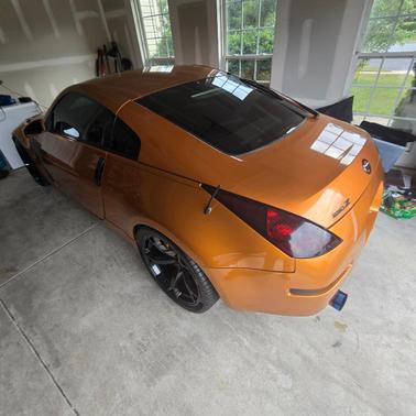 Orange 2004 Nissan 350Z Base
