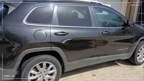 Black 2015 Jeep Cherokee Limited