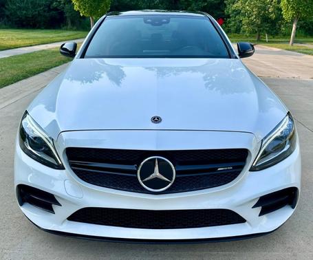White 2019 Mercedes-Benz AMG C 43 4MATIC