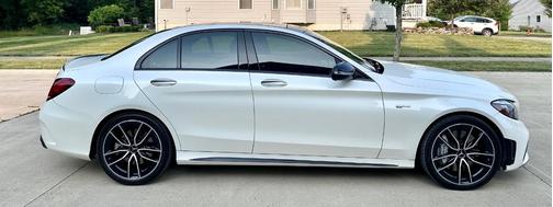 White 2019 Mercedes-Benz AMG C 43 4MATIC
