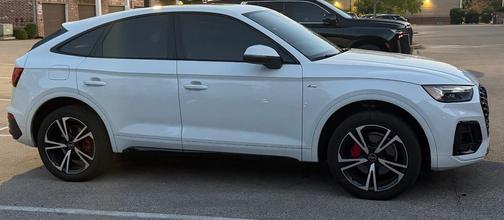 White 2025 Audi Q5 Sportback S Line Premium Plus