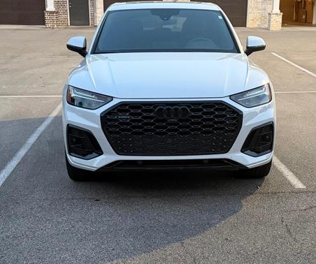 White 2025 Audi Q5 Sportback S Line Premium Plus
