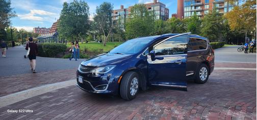 Blue 2018 Chrysler Pacifica Touring-L
