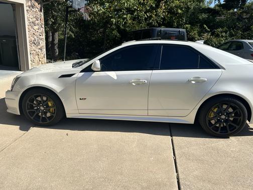 White 2010 Cadillac CTS-V Base