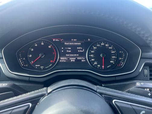Black 2018 Audi A4 2.0T Tech ultra Premium