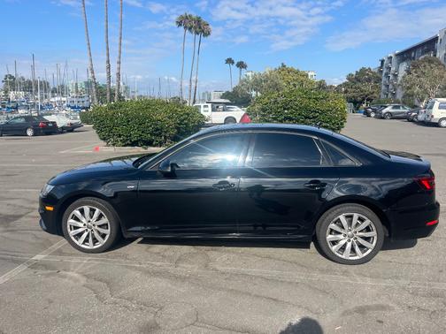 Black 2018 Audi A4 2.0T Tech ultra Premium