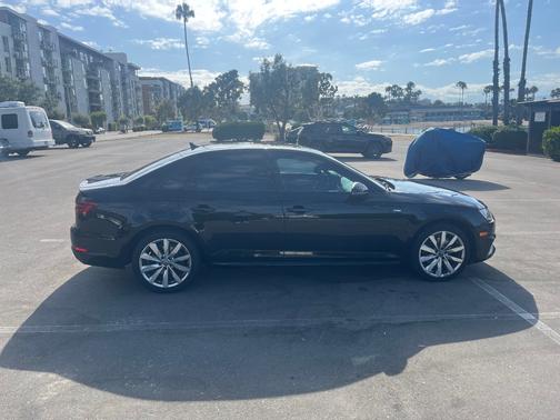 Black 2018 Audi A4 2.0T Tech ultra Premium