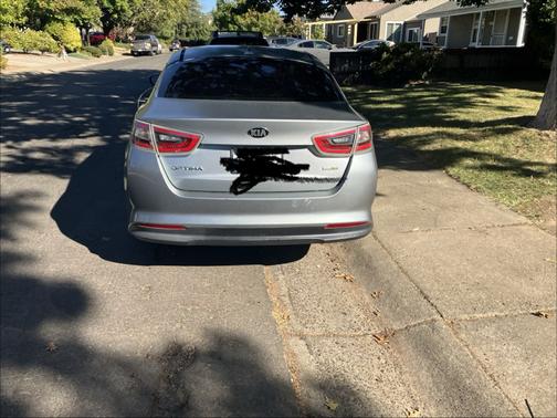 Silver 2015 Kia Optima Hybrid Base
