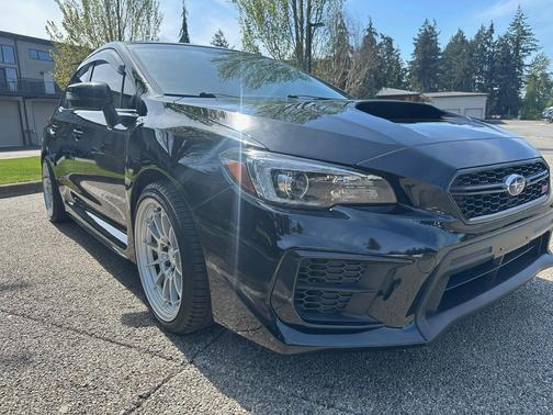 Black 2021 Subaru WRX STI Limited w/Lip