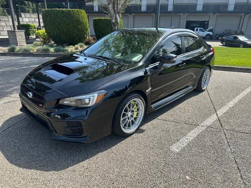 Black 2021 Subaru WRX STI Limited w/Lip
