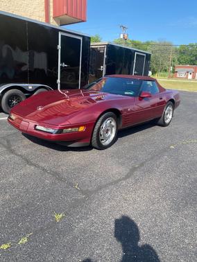 Red 1993 Chevrolet Corvette Base
