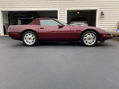Purple 1993 Chevrolet Corvette Base