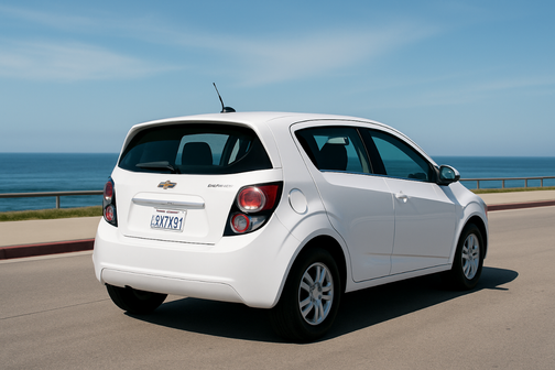 White 2016 Chevrolet Sonic LT
