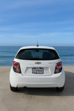 White 2016 Chevrolet Sonic LT