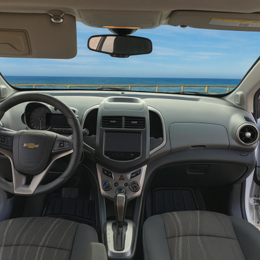 White 2016 Chevrolet Sonic LT