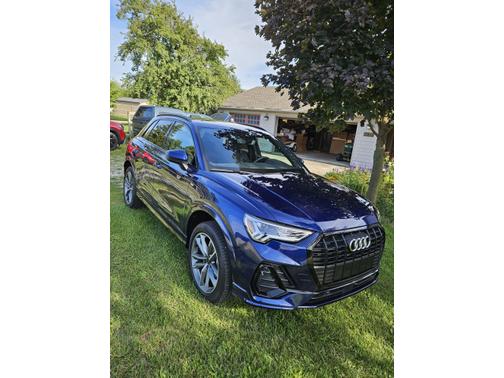 Blue 2024 Audi Q3 45 S line Premium