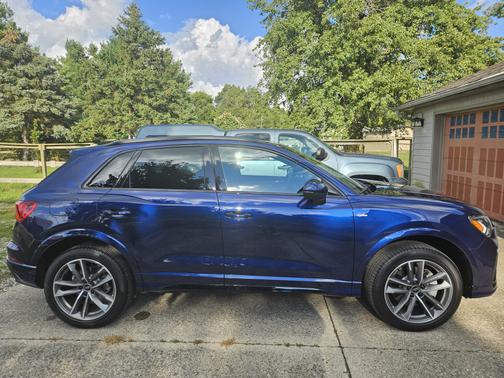 Blue 2024 Audi Q3 45 S line Premium