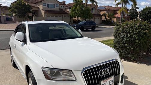 White 2014 Audi Q5 2.0T Premium Plus