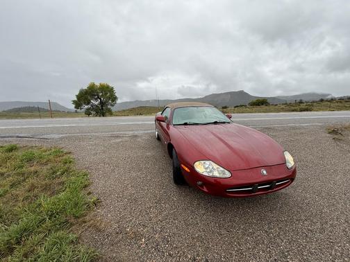 Red 1998 Jaguar XK8 Base
