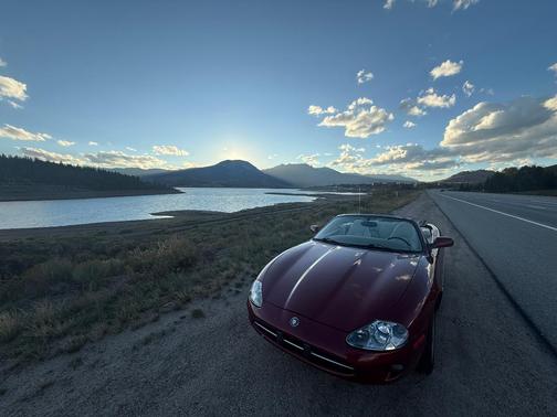 Red 1998 Jaguar XK8 Base