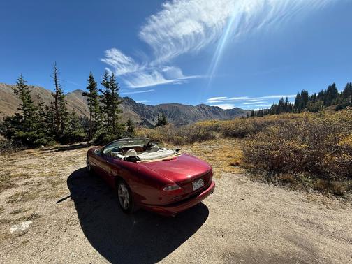 Red 1998 Jaguar XK8 Base