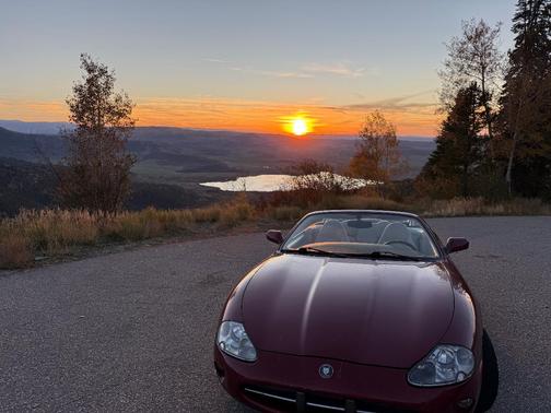 Red 1998 Jaguar XK8 Base