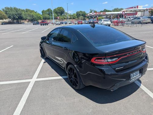 Black 2016 Dodge Dart GT