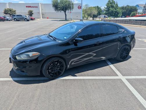 Black 2016 Dodge Dart GT