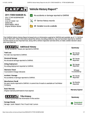 2011 Ford Ranger XLT