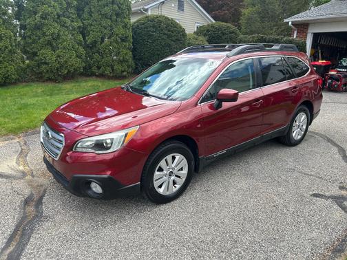 Red 2015 Subaru Outback 2.5i Premium