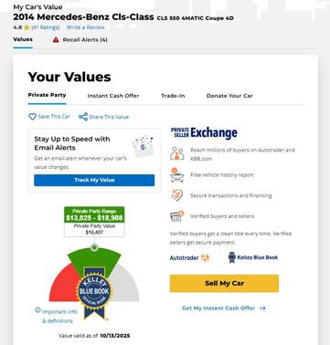 2014 Mercedes-Benz CLS-Class CLS 550