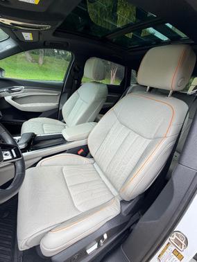 White 2022 Audi e-tron Chronos