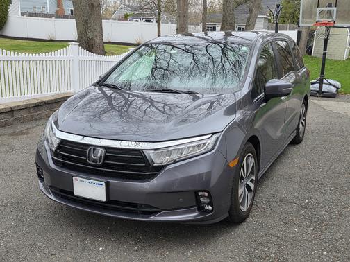 Gray 2021 Honda Odyssey Touring