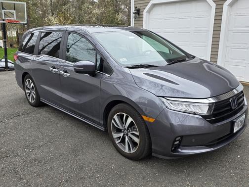 Gray 2021 Honda Odyssey Touring
