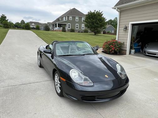 Blue 2004 Porsche Boxster Boxster
