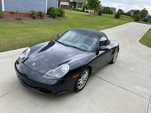 Blue 2004 Porsche Boxster Boxster
