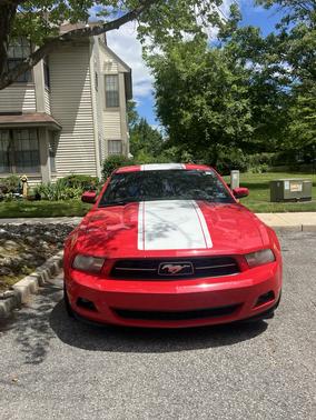 Red 2010 Ford Mustang Premium