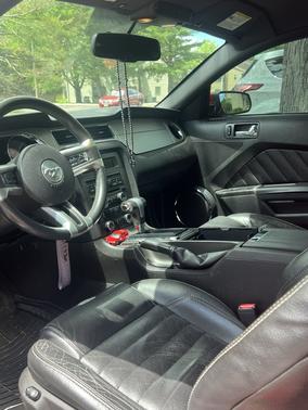 Red 2010 Ford Mustang Premium